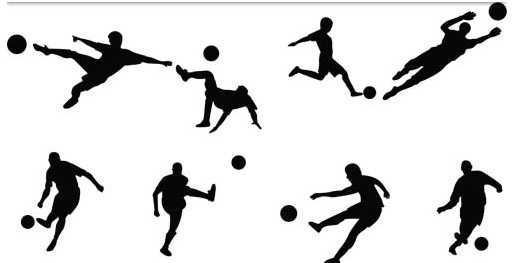 514x263 Football Players Free Vector Graphic Free Download