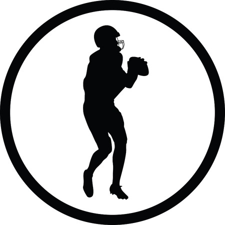 American Football Player Royalty Free Vector Graphics 450x450 American Football Player Royalty Free Vector Graphics