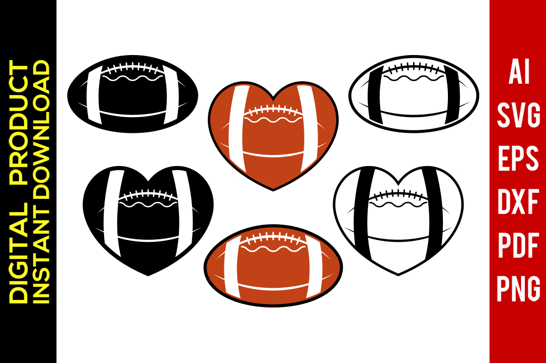 Football Vector Image