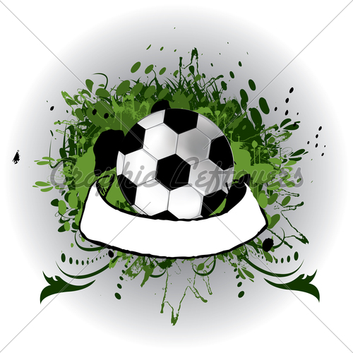 500x500 Football Vector Art With Stylish Design Gl Stock Images