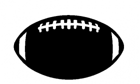 280x168 Photos Of Football Outline Vector Clip Art Black
