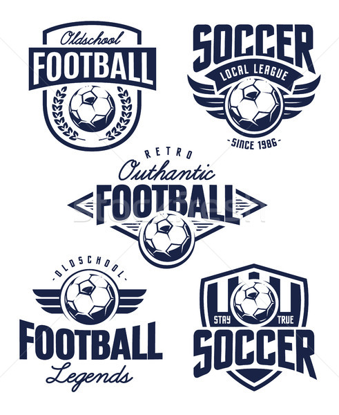 Vector Football Emblems Vector Illustration Sergey Kandakov 491x600 Vector Football Emblems Vector Illustration Sergey Kandakov