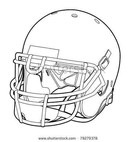450x470 Football Helmet Outline Football Helmet Outline Vector