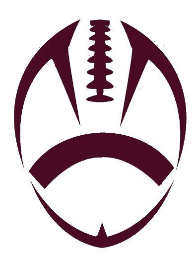 391x519 Football Outline Maroon Football Cut Free Images