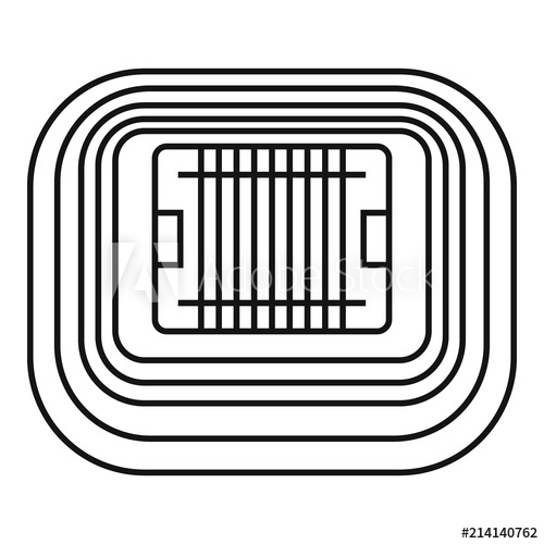 500x500 Top American Football Icon Outline Top American Football Vector