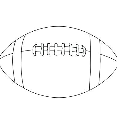380x400 Outline Of A Football