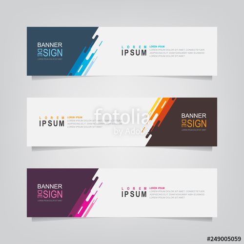 500x500 Vector Abstract Banner Design Template Collection Of Web Banner