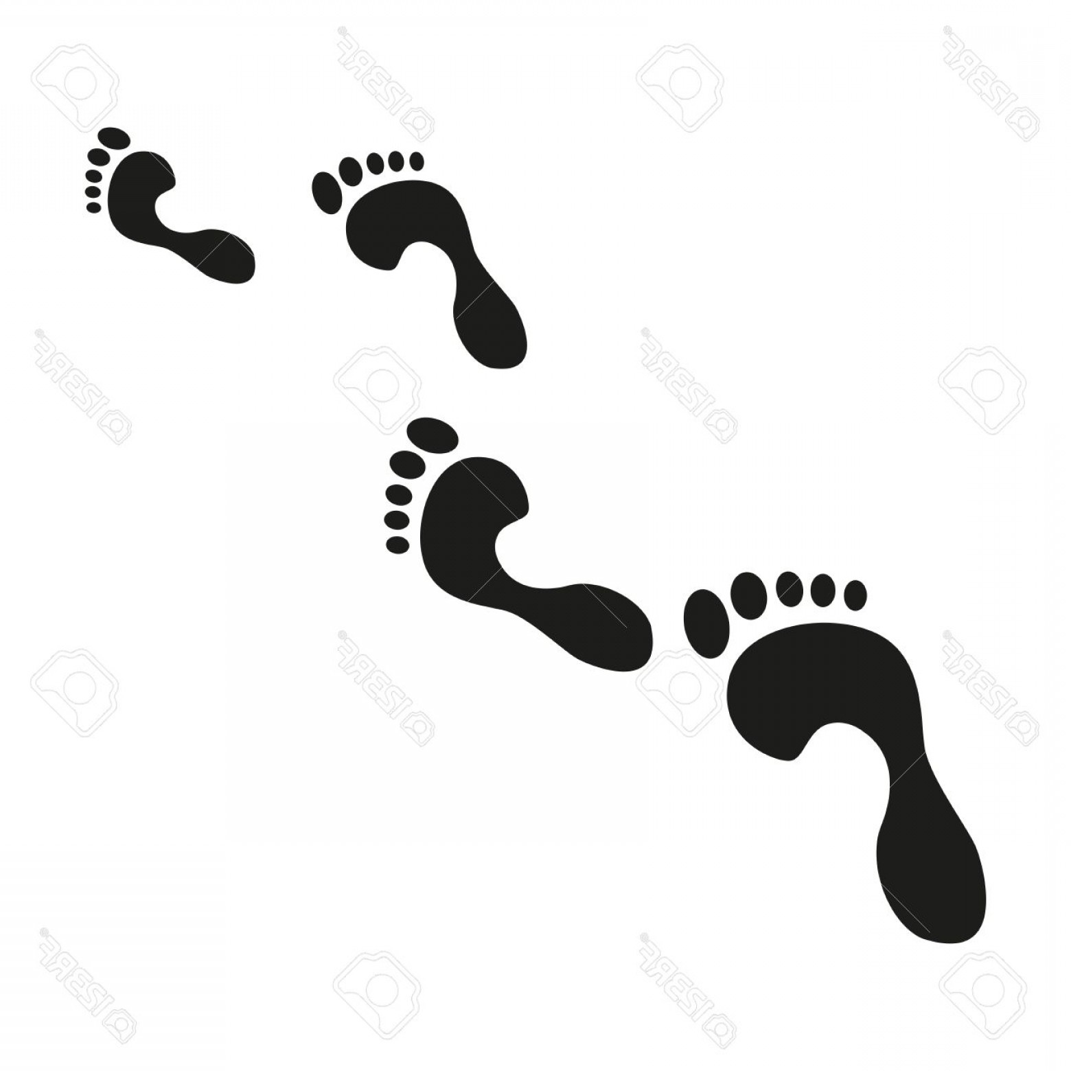 1560x1560 Footprints Vector Art Lamaison