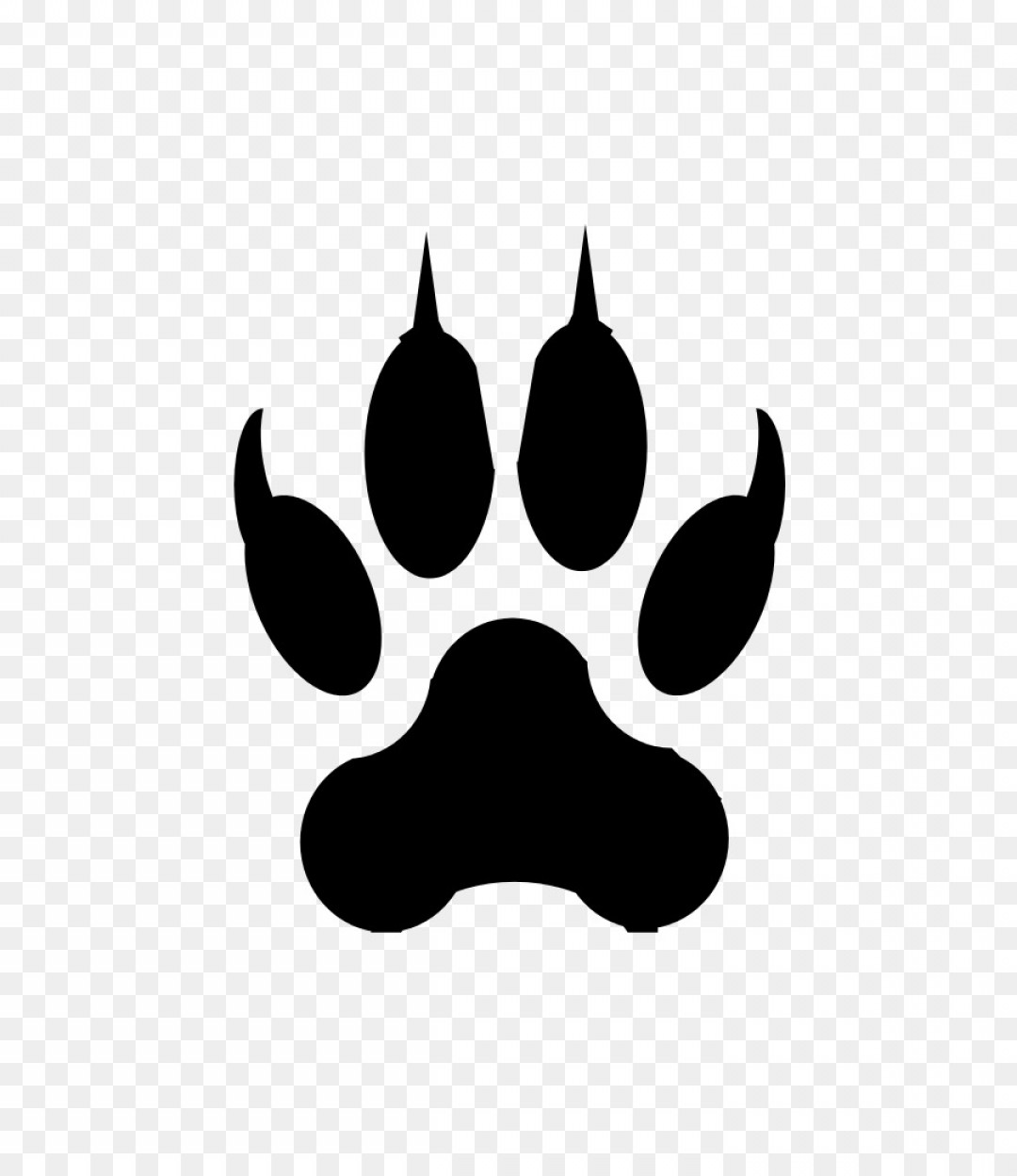 1080x1248 Png Cat Dog Paw Claw Bear Footprint Vector Soidergi
