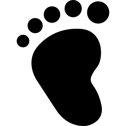 512x512 Footprint Free Vector Icons Designed