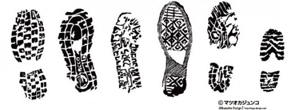 Footprint Vector Free Download 626x227 Footprint Vector Free Download
