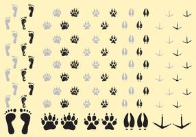 Footprints Free Vector Art 286x200 Footprints Free Vector Art