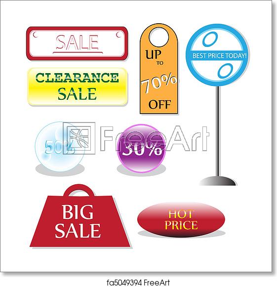 Free Art Print Of For Sale Signs A Vector Illustration 561x581 Free Art Print Of For Sale Signs A Vector Illustration