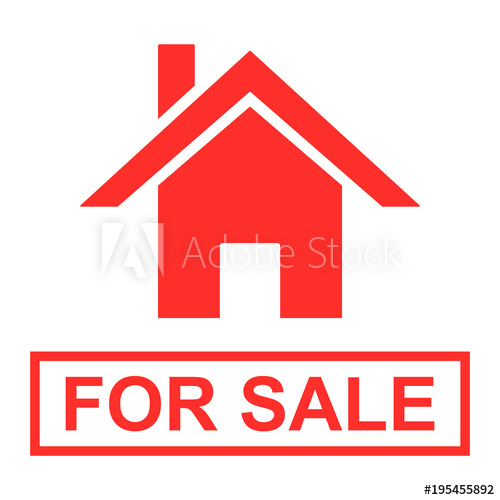 House For Sale Sign Vector 500x500 House For Sale Sign Vector
