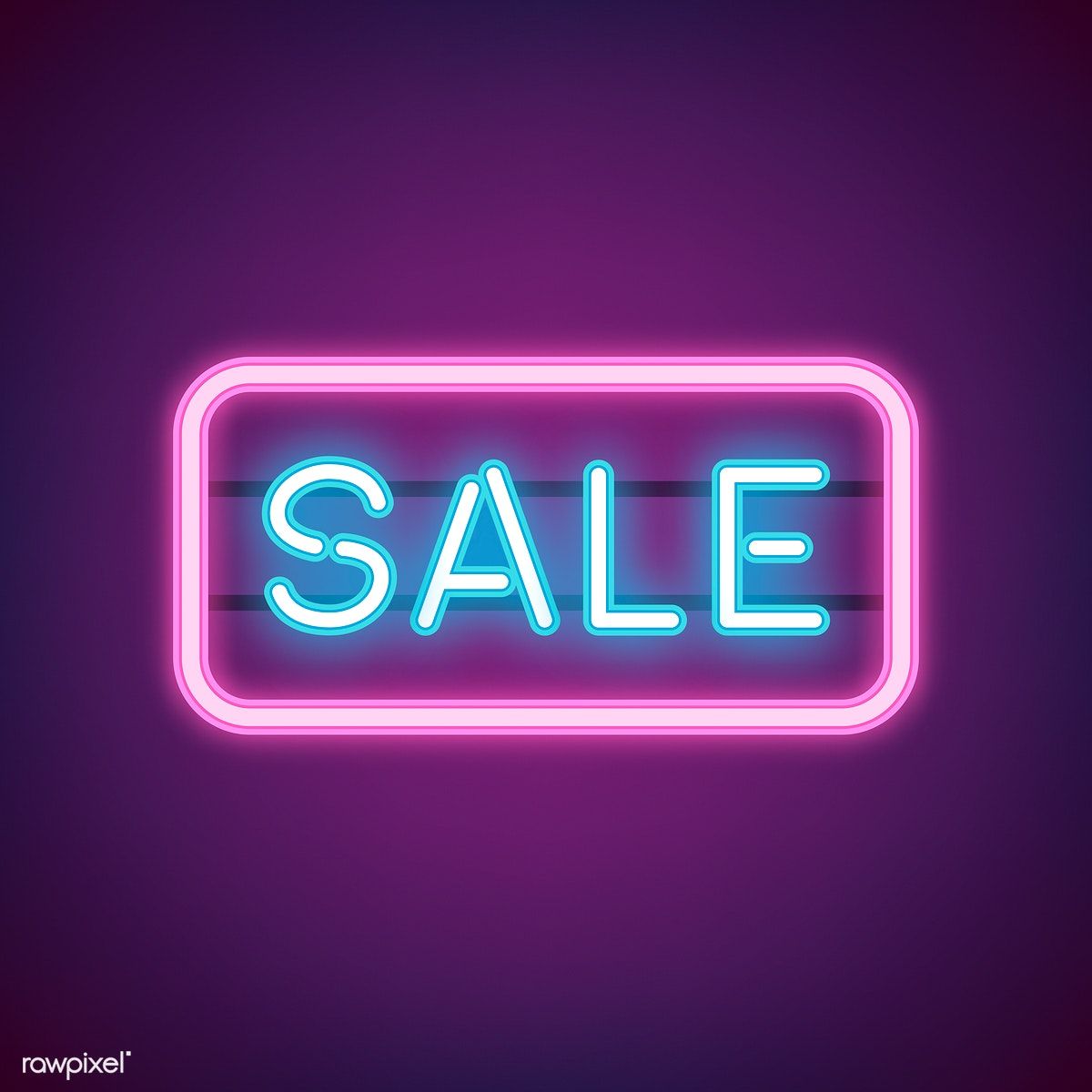 Blue Sale Neon Sign Vector Free Image 1200x1200 Blue Sale Neon Sign Vector Free Image