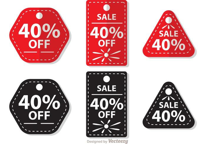 700x490 Sale Percent Off Tag Vectors