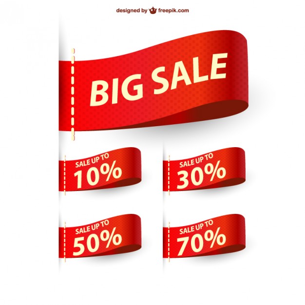 626x626 Big Sale Ribbons Sale Free Vectors Ui Download
