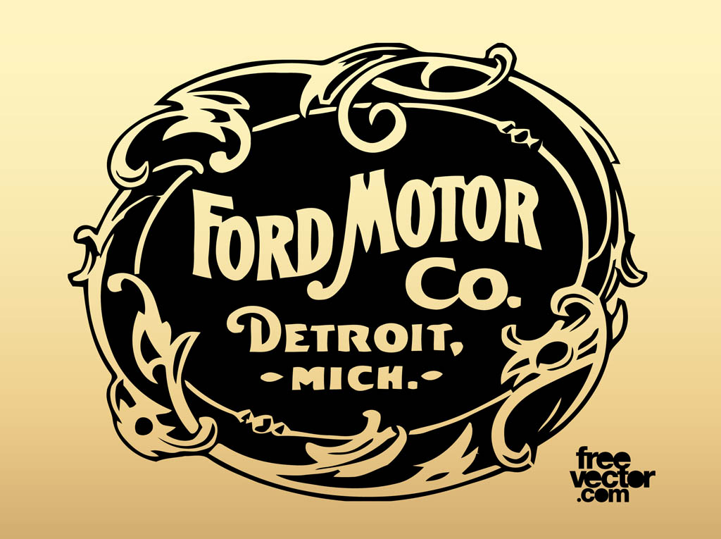 Old Ford Motor Company Logo Vector Art Graphics 1024x765 Old Ford Motor Company Logo Vector Art Graphics