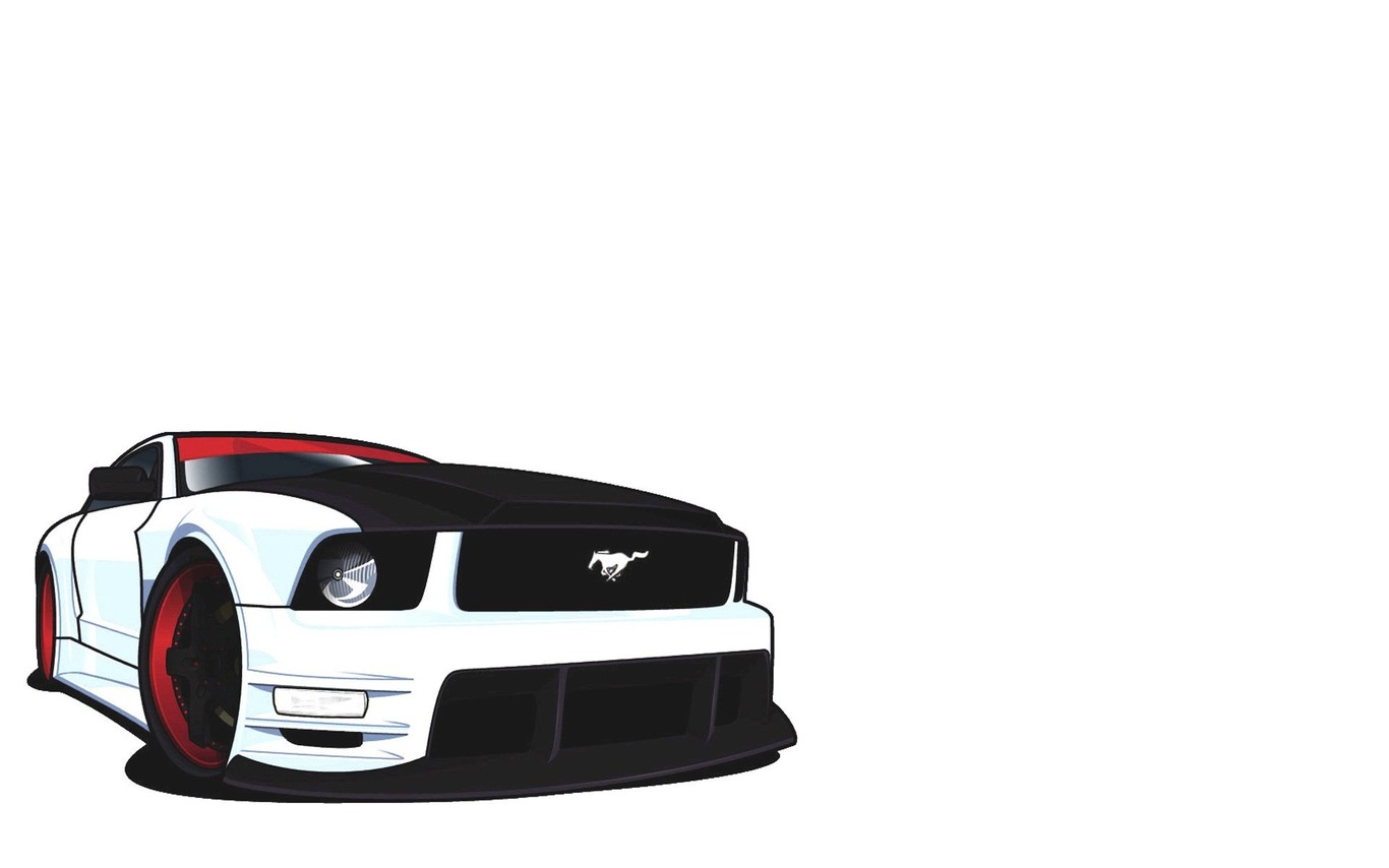 1366x854 Ford Mustang Logo Vector Group With Items