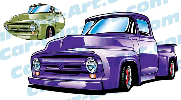 Ford Truck Vector Clip Art Cartoon Art Ford Truck 576x318 Ford Truck Vector Clip Art Cartoon Art Ford Truck