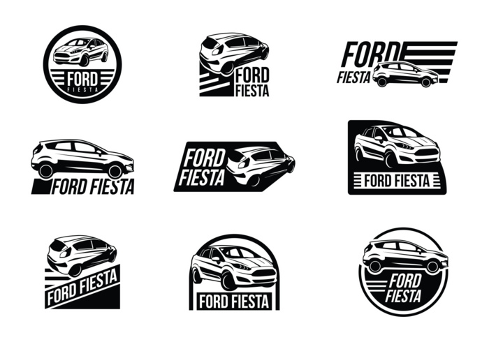 700x490 Ford Fiesta Vector Labels