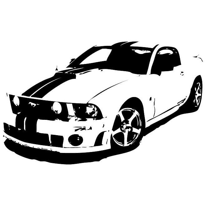 660x660 Ford Mustang Vector Image