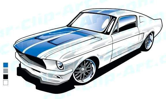 576x346 Mustang Art Ford Vector Car Drawings And Used Parts Near Me