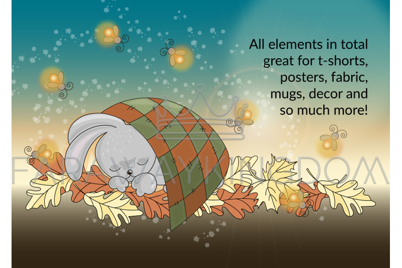 800x533 Sleeping Animals Forest Cartoon Vector Illustration Set For Print