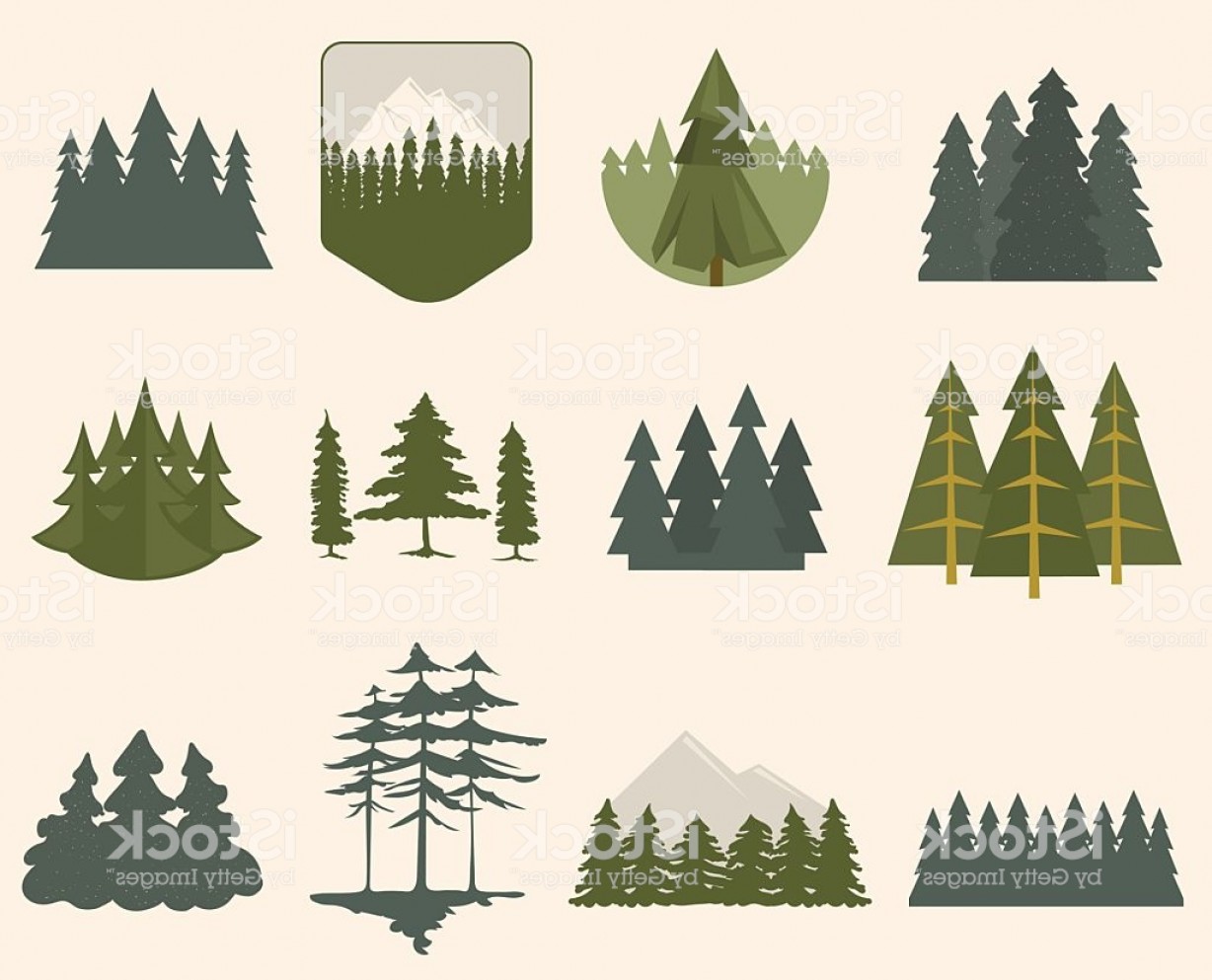 Forest Tree Silhouette Set Gm Soidergi 1228x993 Forest Tree Silhouette Set Gm Soidergi