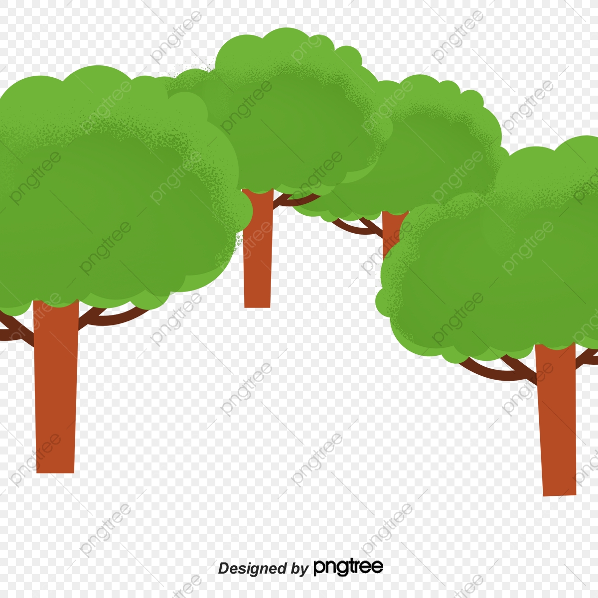 Cartoon Forest Tree Background Vector, Cartoon Vector, Forest 1200x1200 Cartoon Forest Tree Background Vector, Cartoon Vector, Forest