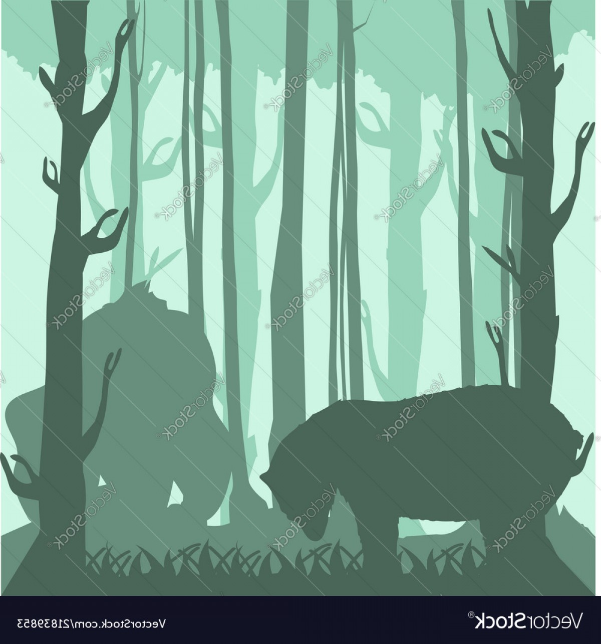 1200x1284 Forest Vector Graphic Sarahgardan