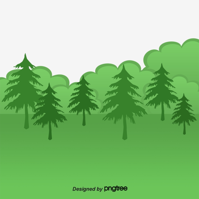 640x640 Vector Painted Deep Forest, Vector, Hand Painted, Deep Forest Png