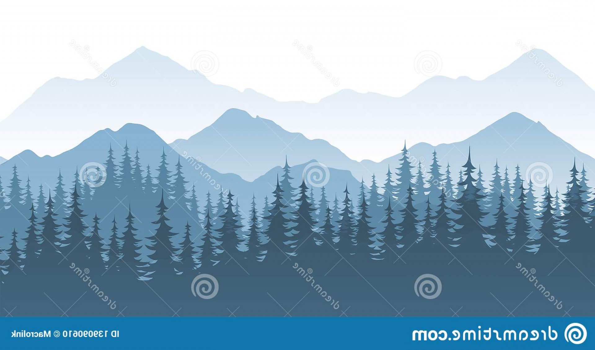 1920x1130 Mountain Forest Vector Catamart