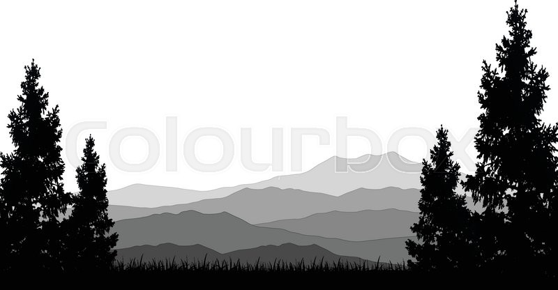 800x416 Vector Illustration Of Silhouette Of Stock Vector Colourbox
