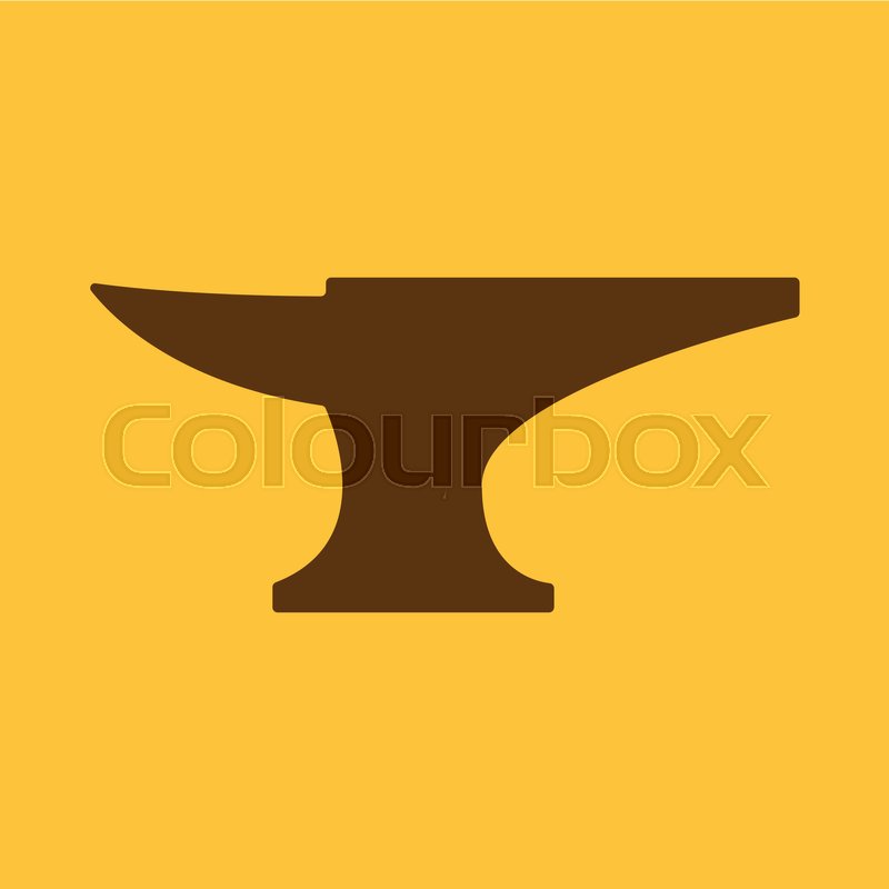 800x800 The Anvil Icon Smith And Forge, Stock Vector Colourbox