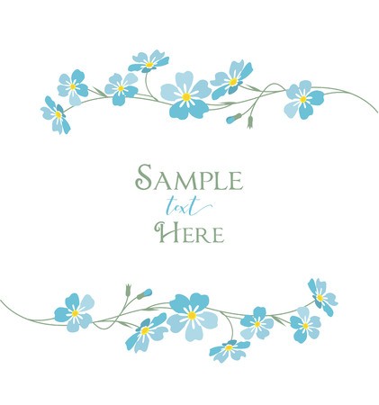 Vector Blue Forget Me Not Flowers Royalty Free Vector Graphics 421x450 Vector Blue Forget Me Not Flowers Royalty Free Vector Graphics