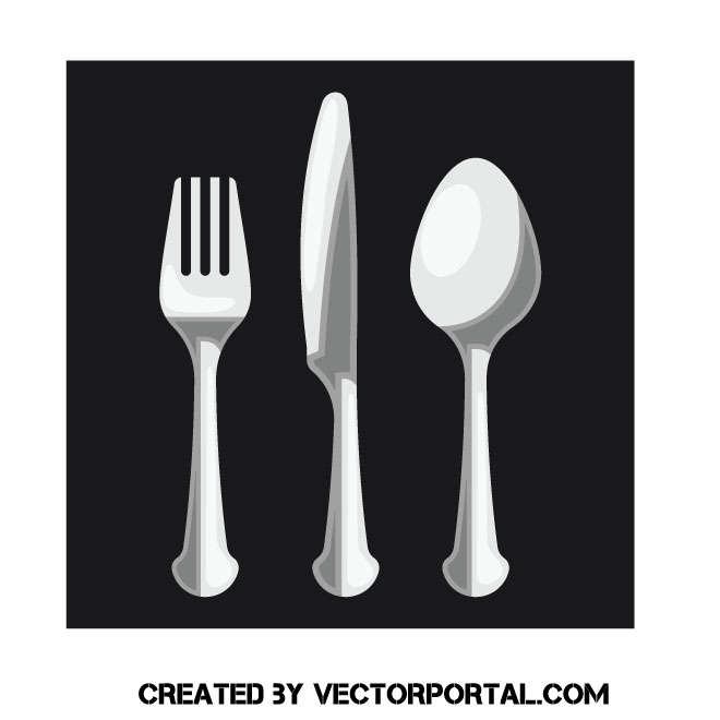 Fork And Spoon Vector at Vectorified.com | Collection of Fork And Spoon