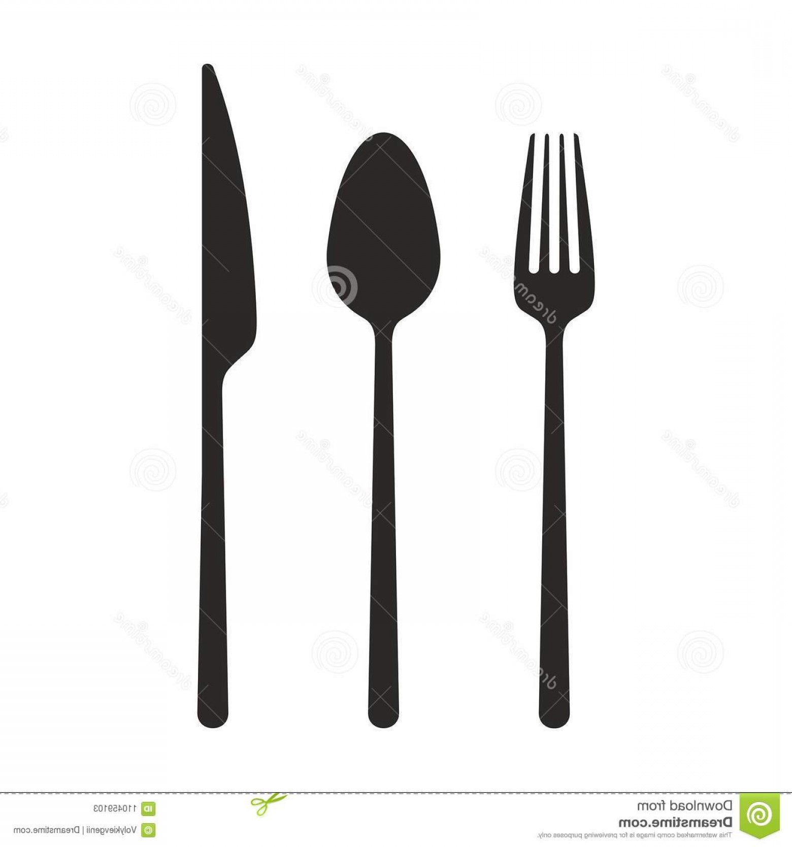 1560x1668 Spoon Fork Knife White Background Vector Illustration Knife Fork