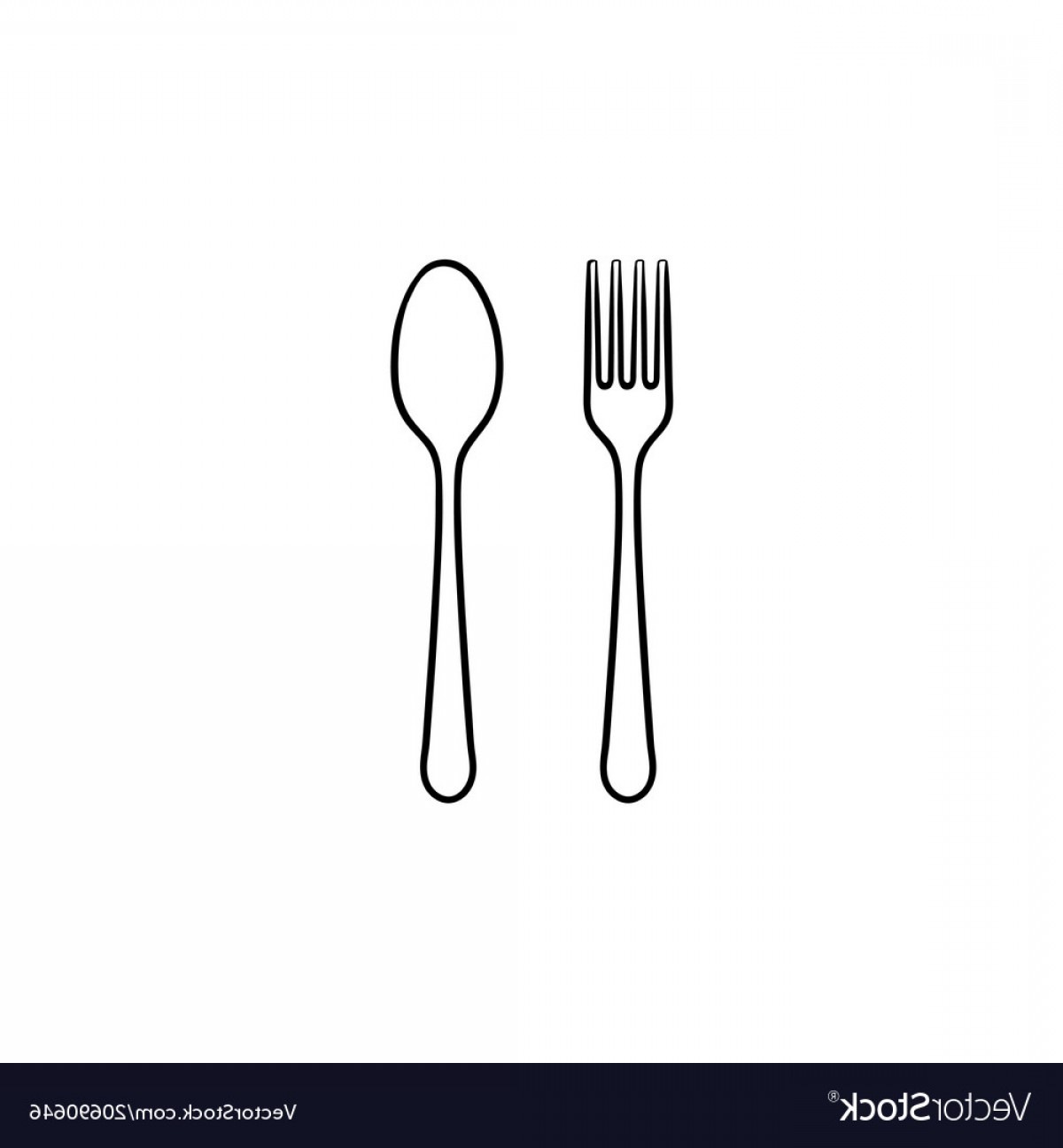 1200x1296 Fork And Spoon Hand Drawn Sketch Icon Vector Geekchicpro