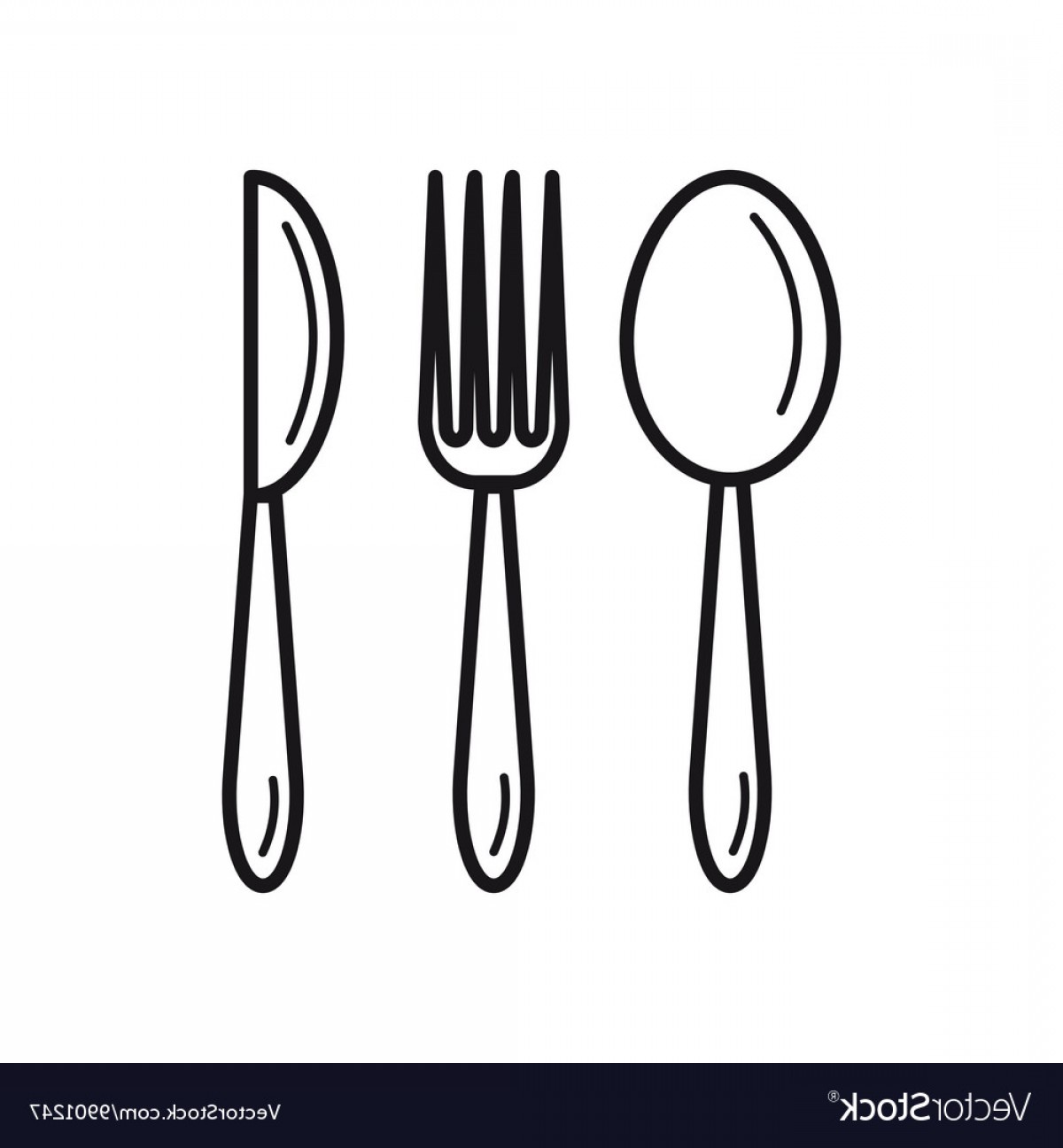 1200x1296 Fork Knife Spoon Symbol Vector Lamaison