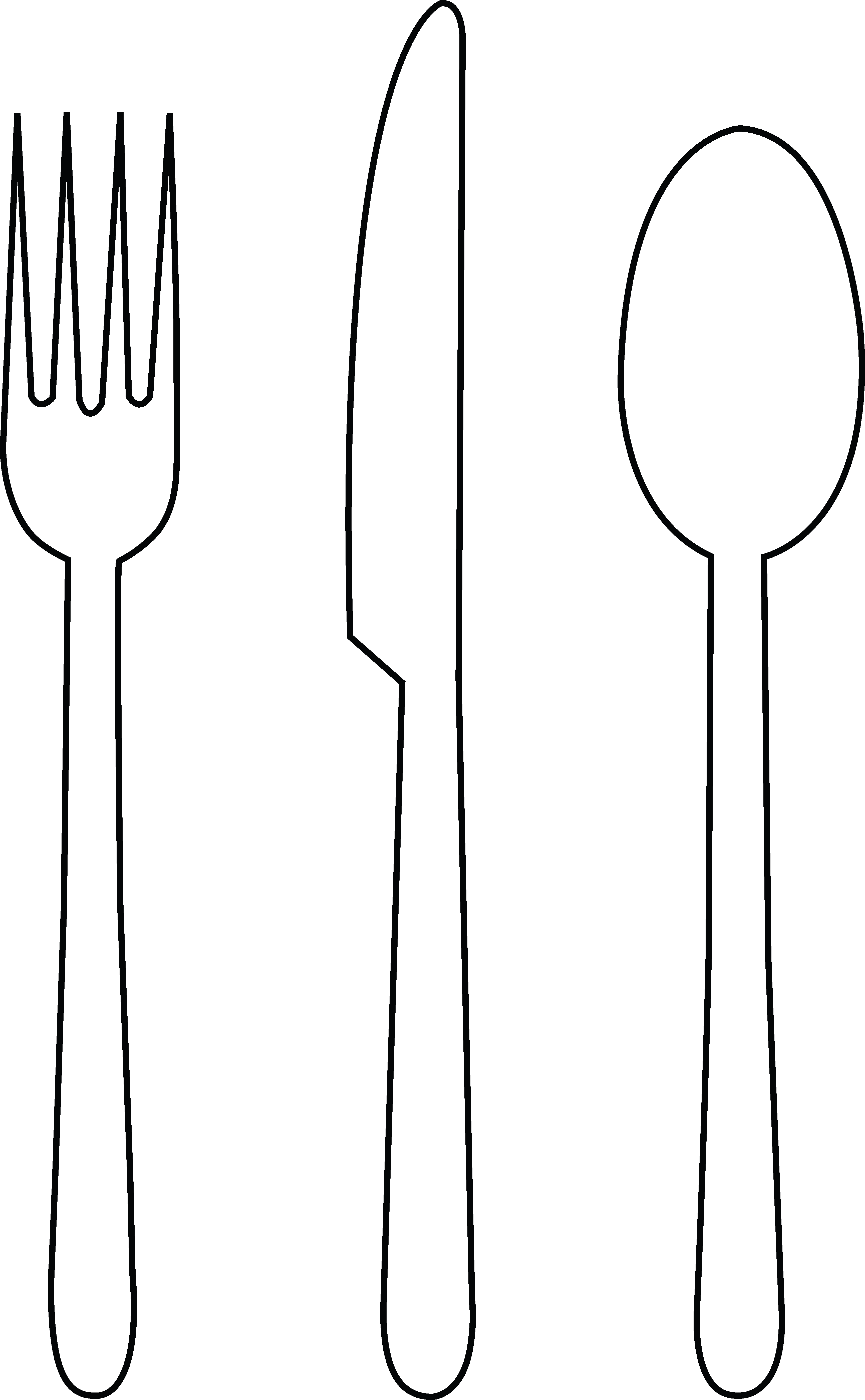 3457x5595 Fork And Spoon Vector Clipart Images Gallery For Free Download