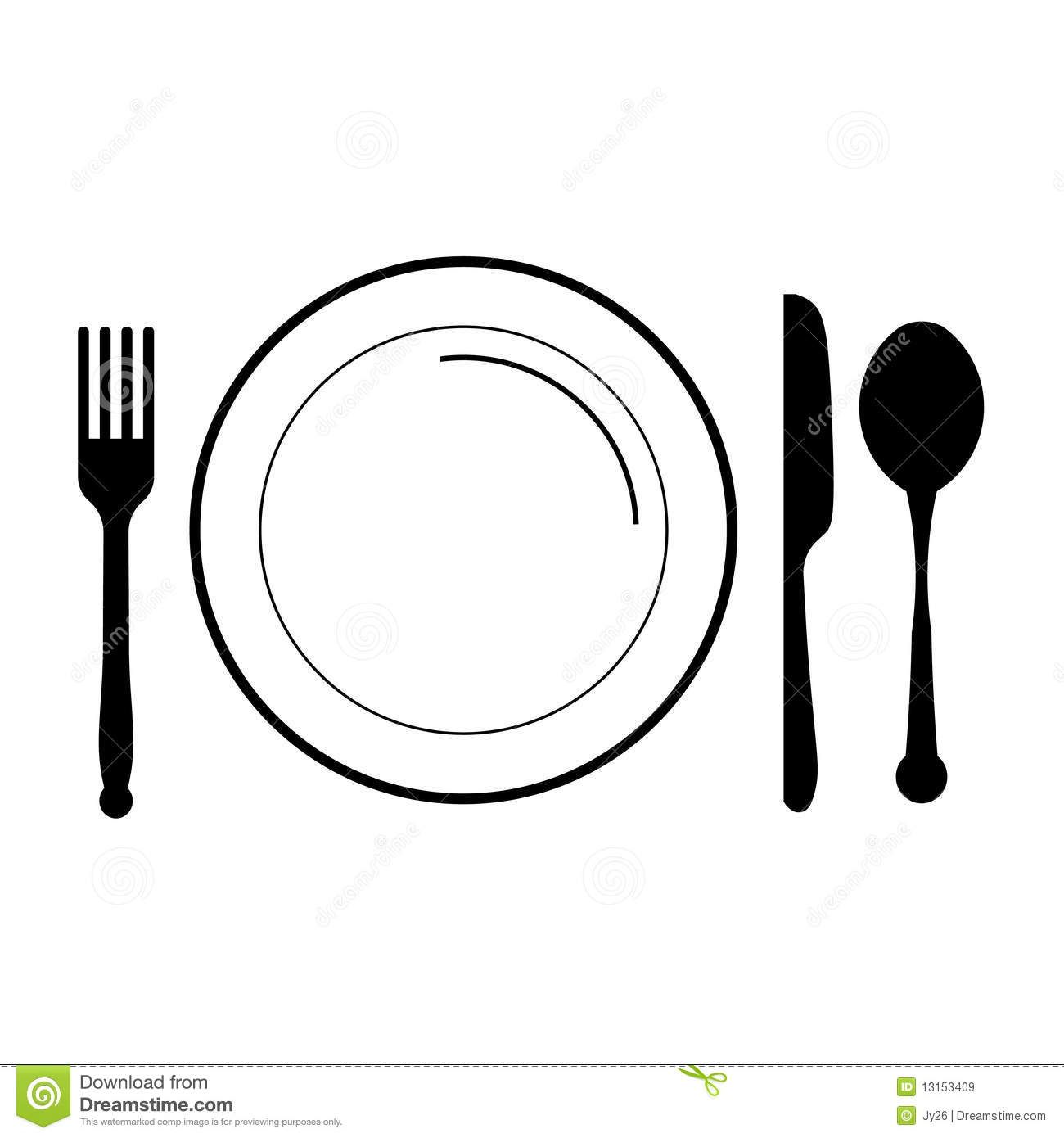 1300x1390 Plate Fork Knife Clip Art Vector Icon Illustration Of Plate
