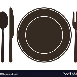 300x300 Plate Knife Spoon And Fork Vector Hoodamathrun