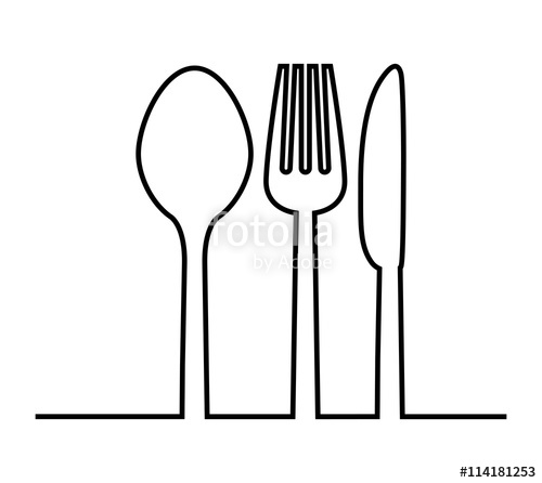 500x446 Fork, Knife And Spoon Icon Cutlery And Menu Vector Graphic