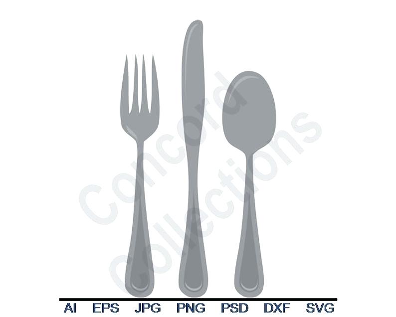 794x636 Fork Knife Spoon Vector