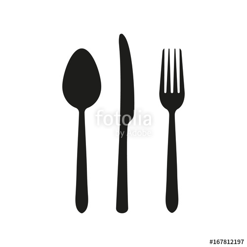 500x500 Fork, Knife, Spoon Vector Stock Image And Royalty Free Vector