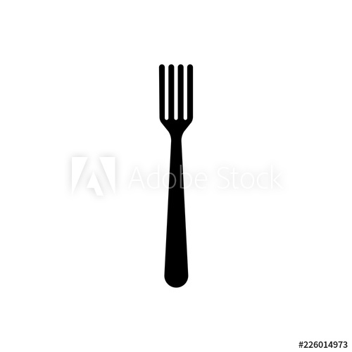 Fork Vector Icon, Restaurant Symbol Simple Illustration, Flat 500x500 Fork Vector Icon, Restaurant Symbol Simple Illustration, Flat