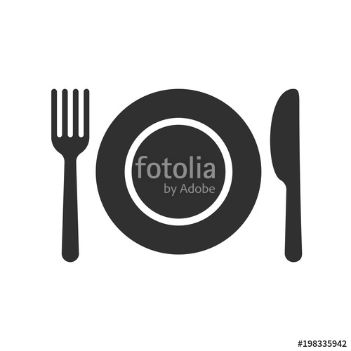 Plate, Spoon And Fork Vector Cutlery Flat Vector Icon 500x500 Plate, Spoon And Fork Vector Cutlery Flat Vector Icon