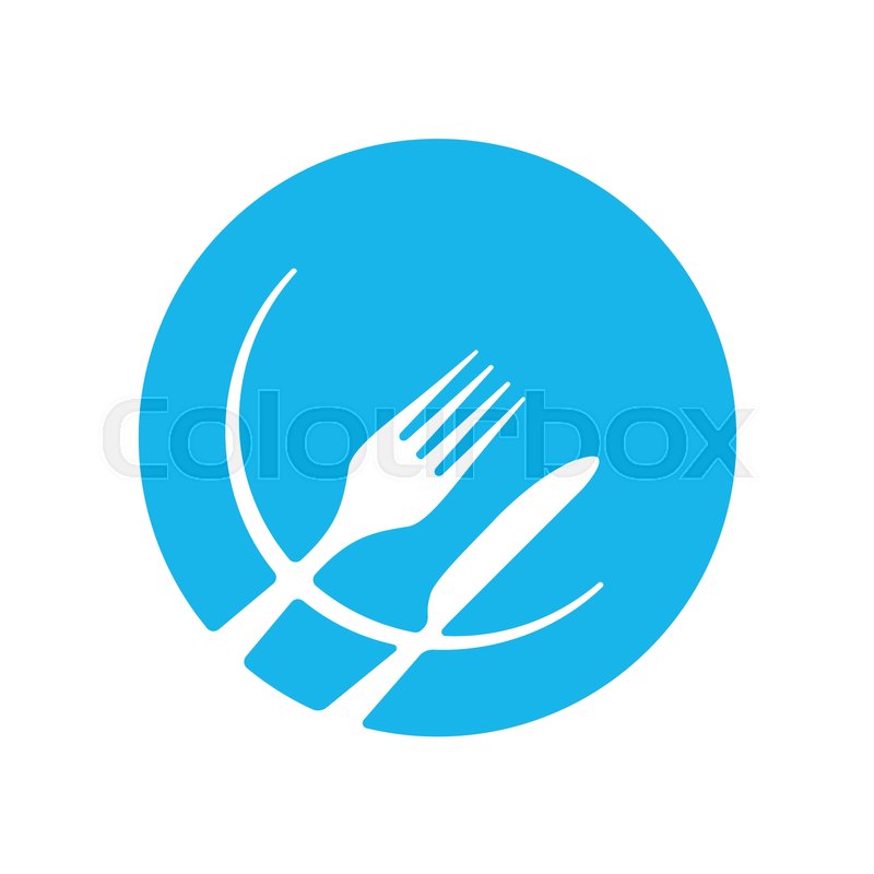 Plate With Knife And Fork Vector Icon Stock Vector Colourbox 800x800 Plate With Knife And Fork Vector Icon Stock Vector Colourbox
