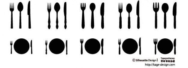 Knife And Forks Vector Free Download 626x227 Knife And Forks Vector Free Download